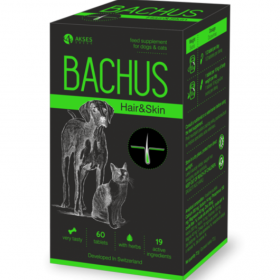 BACHUS HAIR&SKIN - за здрава кожа и козина, и подпомагане на жизнените органи 60 таблетки